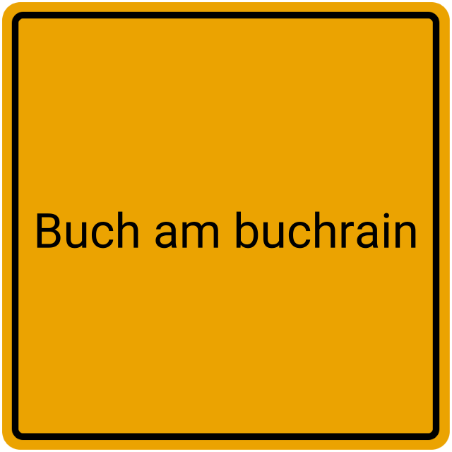 Meldebestätigung Buch am Buchrain